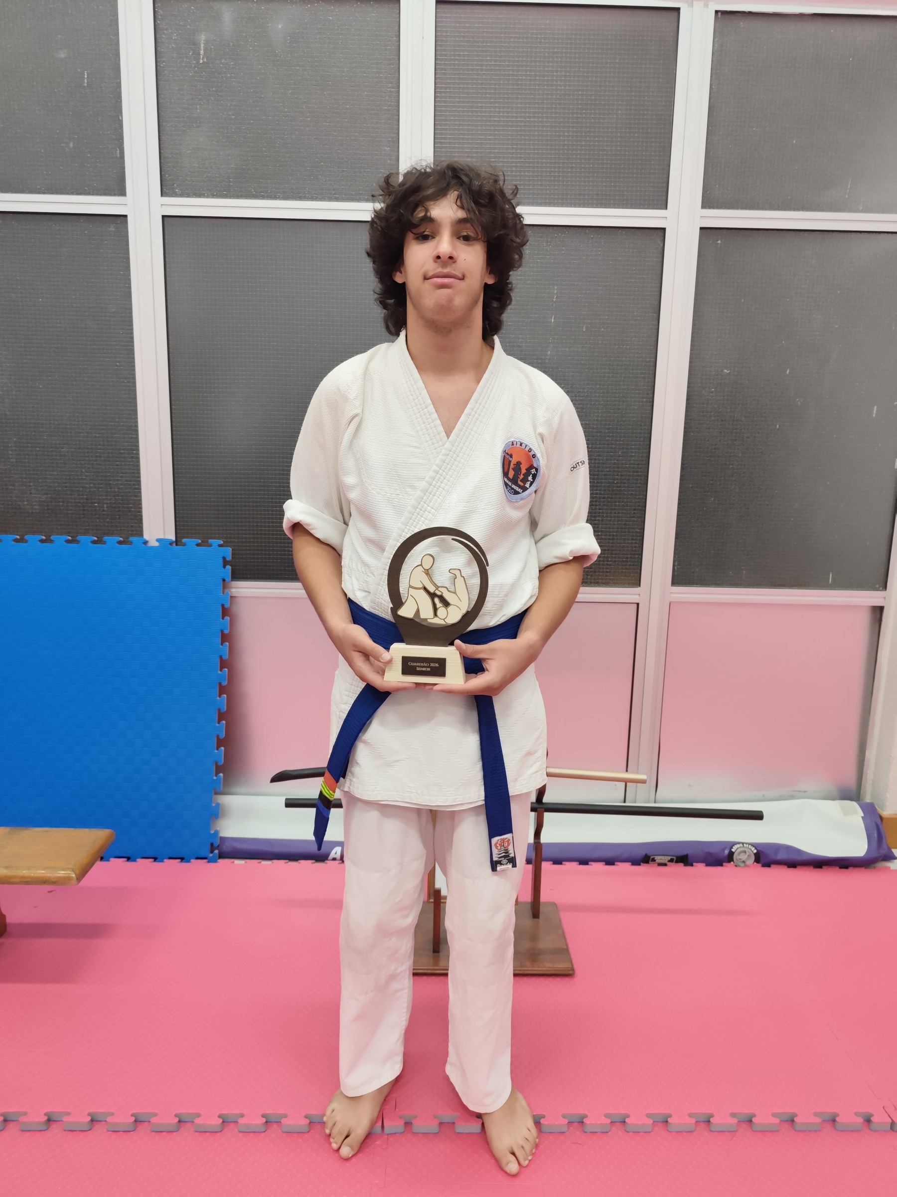 Rafael Iria com o troféu de Guardião do Ano